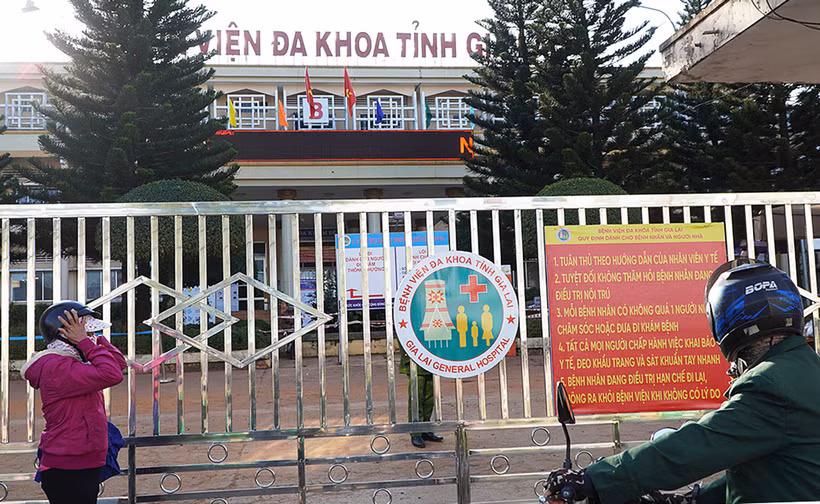 Dịch COVID-19: Phong tỏa Bệnh viện Đa khoa tỉnh Gia Lai