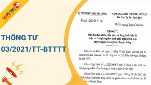 Thông tư sửa đổi. Ảnh : luatvietnam.vn