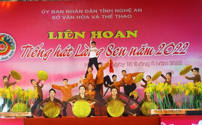 Khai mạc Liên hoan Tiếng hát Làng Sen năm 2022