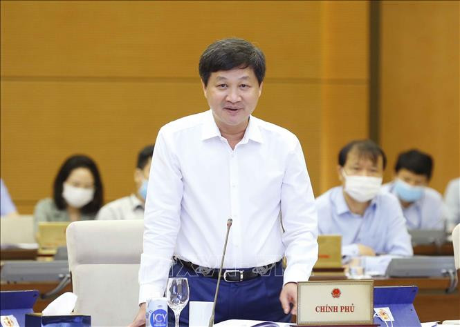 Phó Thủ tướng Lê Minh Khái đưa ra ý kiến chỉ đạo. Ảnh: Doãn Tấn - TTXVN