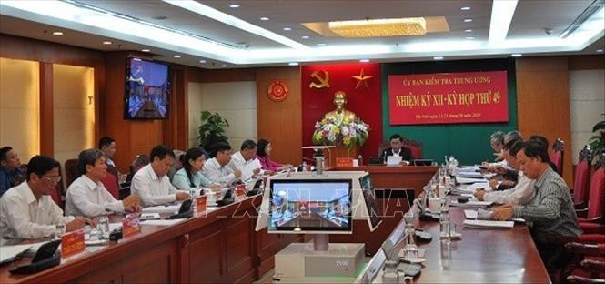 Kỳ họp 49 của Ủy ban Kiểm tra Trung ương: Đề nghị thi hành kỷ luật đối với đồng chí Nguyễn Văn Bình, Ủy viên Bộ Chính trị, Bí thư Trung ương Đảng, Trưởng ban Kinh tế Trung ương