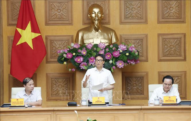Phó Thủ tướng Vũ Đức Đam, Phó Chủ tịch Hội đồng Quốc gia Giáo dục và Phát triển nhân lực phát biểu. Ảnh: Doãn Tấn – TTXVN
