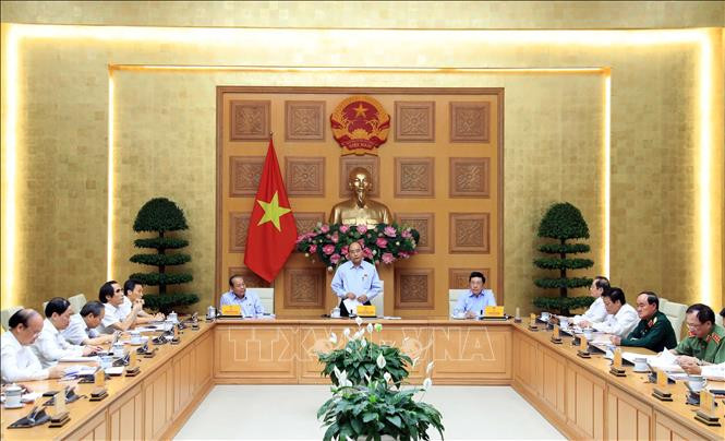 Thủ tướng Nguyễn Xuân Phúc phát biểu. Ảnh: Thống Nhất – TTXVN