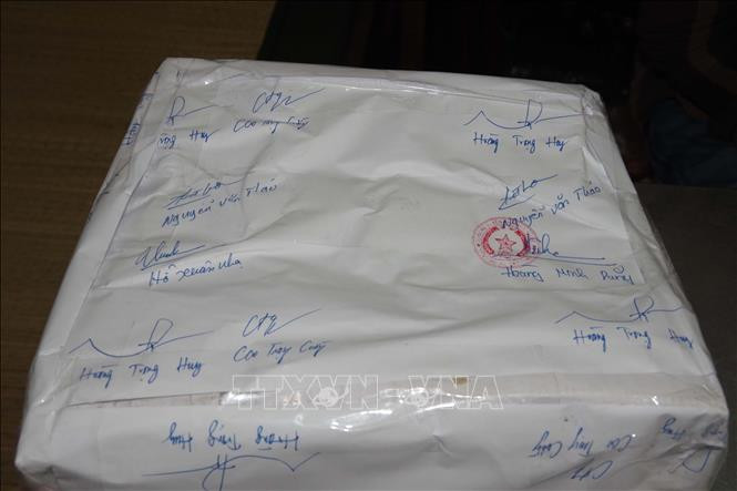Số ma túy được lực lượng chức năng thu giữ. Ảnh: TTXVN