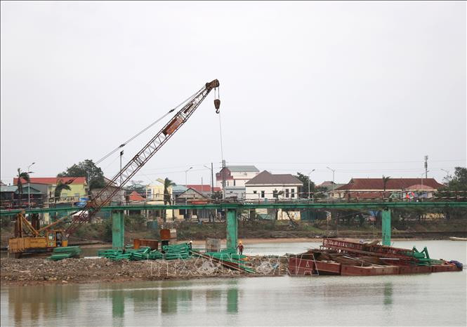 Quảng Trị đẩy nhan các dự án trọng điểm. Ảnh: Nguyên Lý- TTXVN