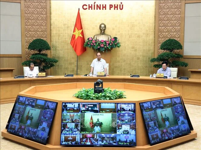Thủ tướng Nguyễn Xuân Phúc phát biểu. Ảnh: Thống Nhất – TTXVN