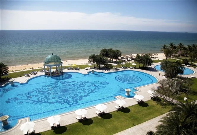 Không gian nghỉ dưỡng đẳng cấp quốc tế trên “đảo ngọc” Phú Quốc. Ảnh: Hồng Đạt - TTXVN 