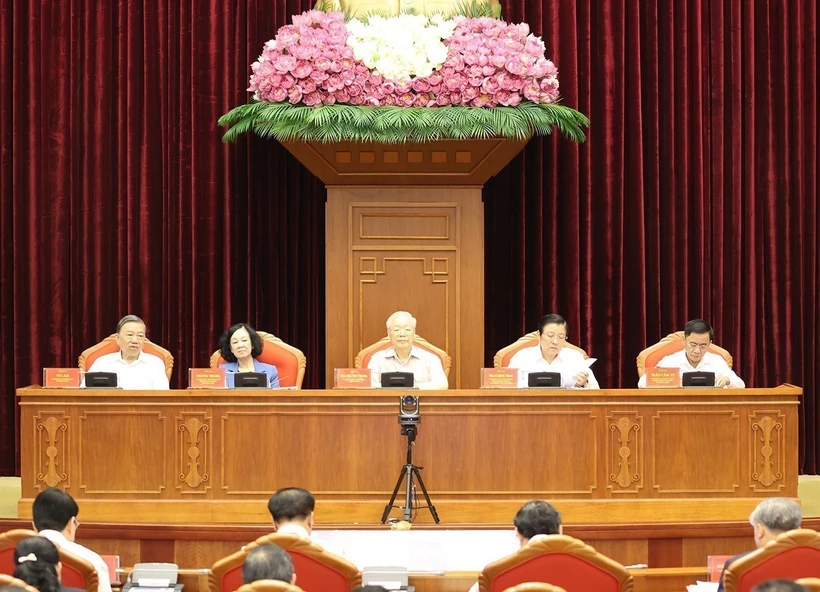 Tổng Bí thư Nguyễn Phú Trọng chủ trì Hội nghị sơ kết một năm hoạt động của Ban Chỉ đạo cấp tỉnh về phòng, chống tham nhũng, tiêu cực