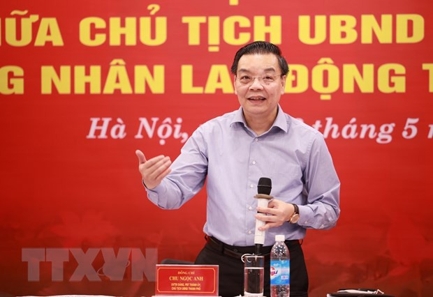 Cựu Chủ tịch UBND TP Hà Nội Chu Ngọc Anh. Ảnh: TTXVN 