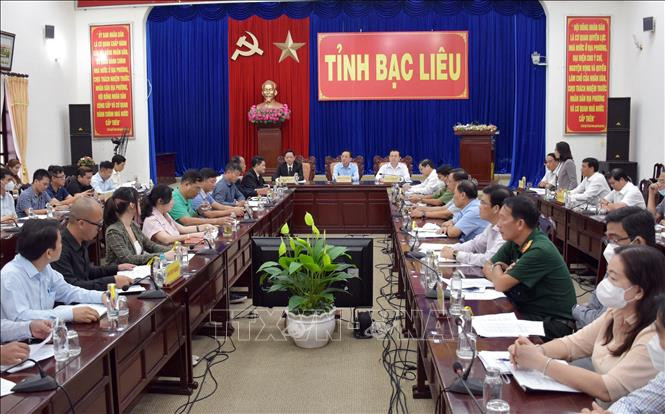 Quang cảnh buổi làm việc. Ảnh: Nhật Bình - TTXVN. 