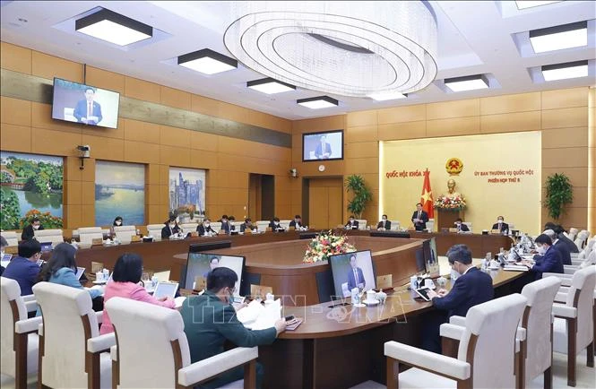 Quang cảnh phiên họp. Ảnh: Doãn Tấn - TTXVN 