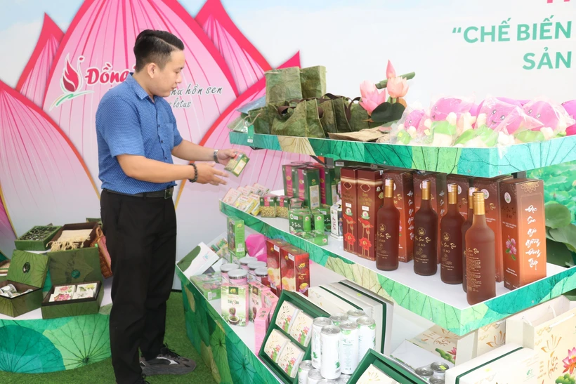 Đồng Tháp có nhiều sản phẩm OCOP nguồn gốc từ sen