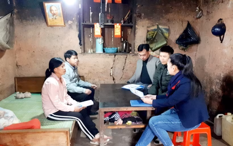 Một nhà dân ở thôn Ngàn Phe xã Đồng Tâm huyện Bình Liêu cần được xây mới. Ảnh: TTXVN phát