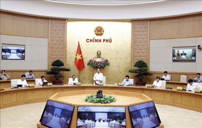 Thủ tướng Nguyễn Xuân Phúc phát biểu. Ảnh: Thống Nhất – TTXVN