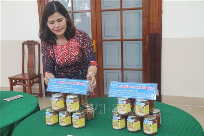 Mắm Gò Công – sản phẩm đạt OCOP (Tiền Giang). Ảnh: Minh Trí-TTXVN