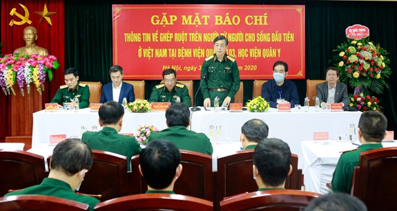 Quang cảnh buổi gặp mặt báo chí..Ảnh : qdnd.vn