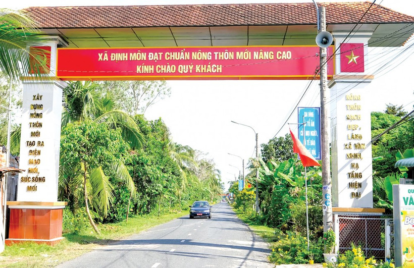 Xã Định Môn (Cần Thơ) đạt nông thôn mới kiểu mẫu