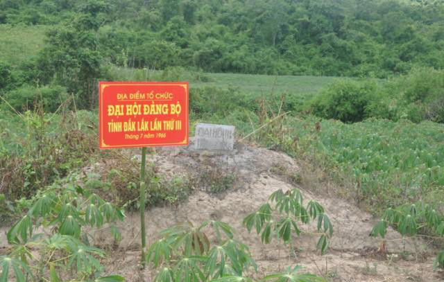 Địa điểm tổ chức Đại hội đại biểu Đảng bộ tỉnh Đắk Lắk lần thứ III (tháng 7/1966). Ảnh: daklakmuseum.vn