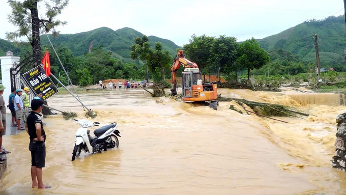Lũ quét gây ngập úng tại xã Yên Phú, tỉnh Tuyên Quang. Ảnh: TTXVN phát tuyen-quang-mua-lu-12092025-01.jpg