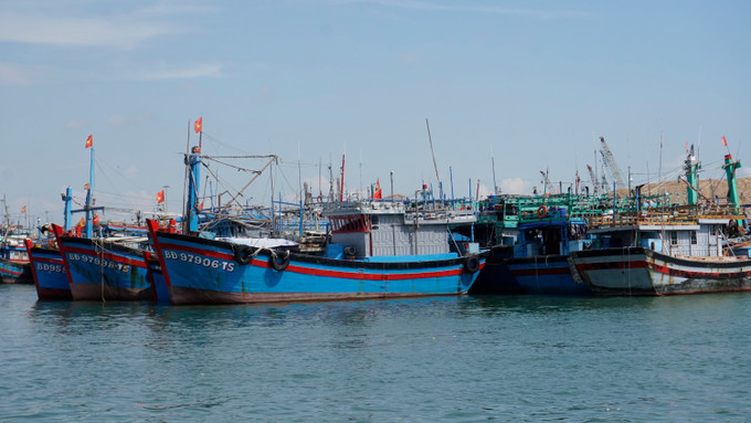 Tàu cá neo đậu tại cảng cá ở phường Quy Nhơn (Gia Lai). iuu-16072025-04.jpg