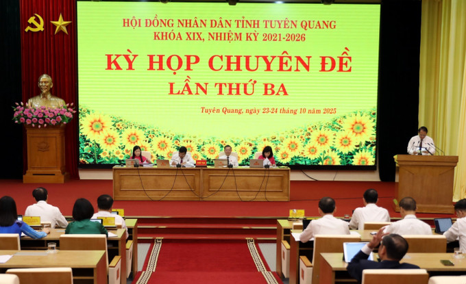 Quang cảnh Kỳ họp. hdnd-tinh-tuyen-quang-24012025-02.jpg