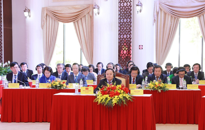 Đoàn đại biểu tỉnh Lai Châu dự Hội nghị. Ảnh: Quý Trung/TTXVN Đoàn đại biểu tỉnh Lai Châu dự Hội nghị. Ảnh: Quý Trung/TTXVN