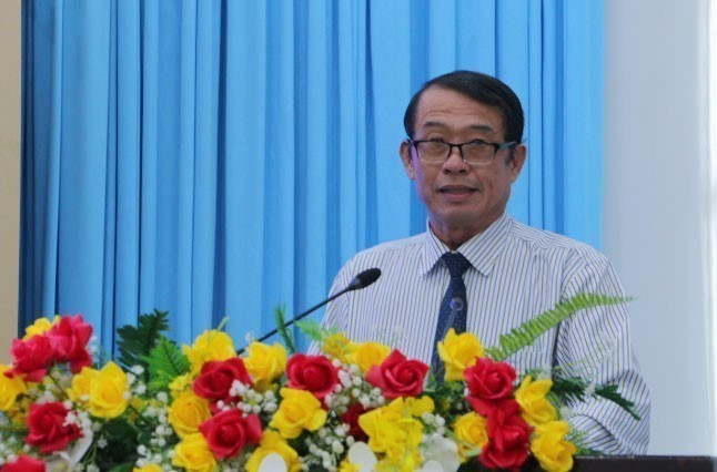 Phó Chủ tịch UBND tỉnh Sóc Trăng Nguyễn Văn Khởi phát biểu tại buổi đối thoại. doi-thoai-thanh-nien-06062025-01.jpg