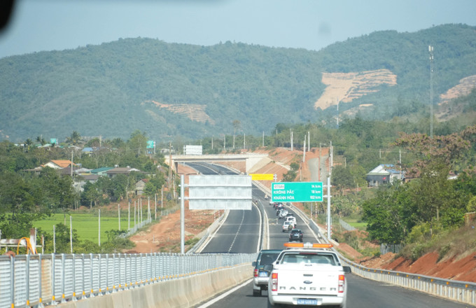 Dự án thành phần 3, Cao tốc Khánh Hòa – Buôn Ma Thuột đoạn qua tỉnh Đắk Lắk.