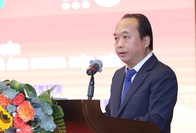 Ông Nguyễn Minh Phú, Phó Chủ tịch UBND tỉnh Điện Biên, phát biểu tại sự kiện. Ảnh: Trung Kiên/TTXVN