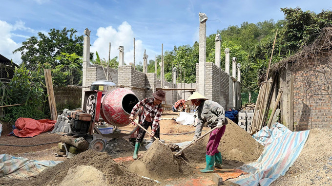 Xóa nhà tạm, nhà dột nát tại tổ 9, xã Na Rì. Ảnh: Vũ Hoàng Giang/TTXVN xoa-nha-tam-thai-nguyen-18072025-01.jpg