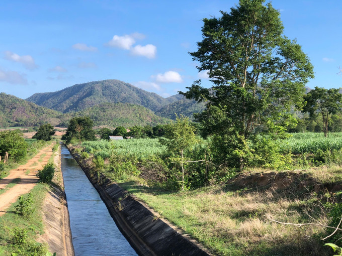 Hệ thống kênh mương thủy lợi tại huyện Krông Pa (Gia Lai) được mở rộng phục vụ tưới tiêu, đảm bảo nguồn nước trong mùa khô hạn. ho-chua-nuoc-19052025a.jpg