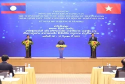 Thủ tướng Việt Nam và Thủ tướng Lào đồng chủ trì Lễ phát động Năm Đoàn kết Hữu nghị Việt Nam-Lào, Lào-Việt Nam 2022
