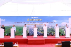 Thủ tướng Phạm Minh Chính dự Lễ khởi công đường bộ cao tốc Tuyên Quang – Hà Giang