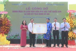 Lễ hội Kỳ yên đình Dĩ An là Di sản Văn hóa phi vật thể quốc gia
