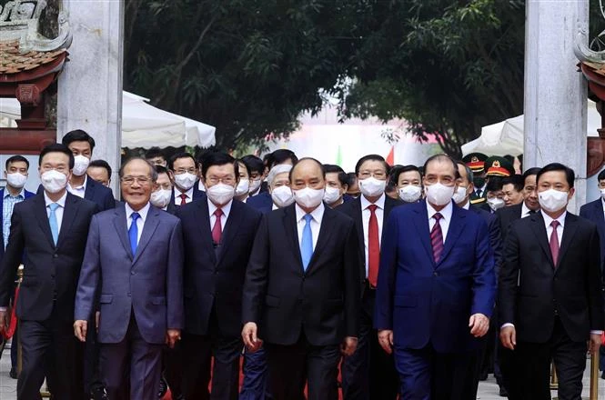 Chủ tịch nước Nguyễn Xuân Phúc dự Lễ kỷ niệm 60 năm Bác Hồ về thăm quê lần thứ 2