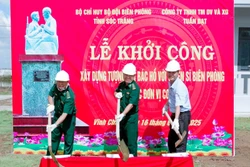 Khởi công xây dựng 6 công trình Tượng đài 'Bác Hồ với chiến sĩ Biên phòng'