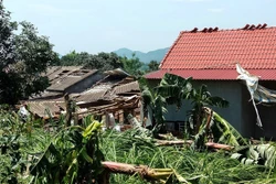 Phú Thọ: Mưa dông làm một người tử vong, nhiều công trình bị hư hại