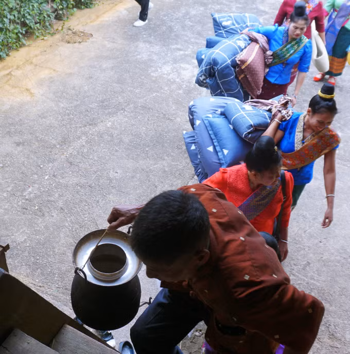 Đặc sắc lễ vào nhà mới của đồng bào dân tộc Lào ảnh 3