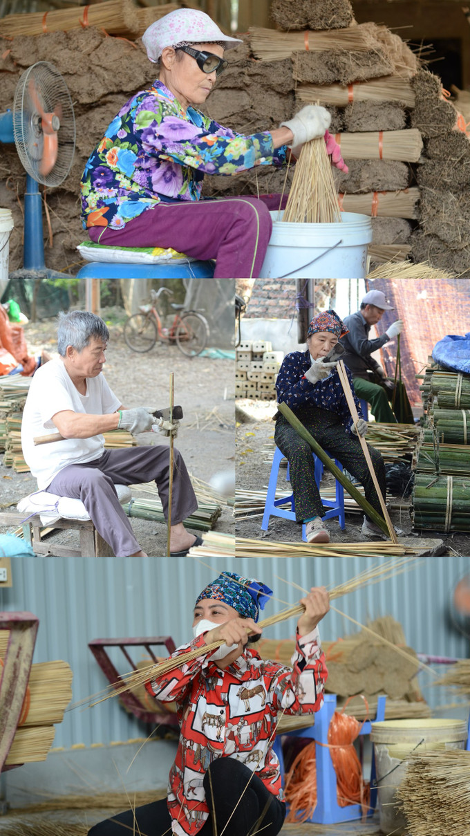 Những người làm tăm hương ở Quảng Phú Cầu luôn tỉ mỉ, kỳ công ngay từ khâu chọn nguyên liệu vì đây là một nghề phần nào đó mang yếu tố tâm linh. Ảnh Lệ Giang Làng nghề tăm hương truyền thống Quảng Phú Cầu hướng tới “lợi ích kép” ảnh 5