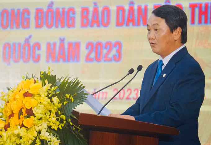 Biểu dương, tôn vinh điển hình tiên tiến là người có uy tín trong đồng bào dân tộc thiểu số toàn quốc năm 2023 ảnh 2