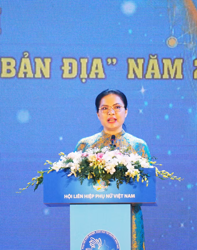 Lễ trao giải Chung kết cuộc thi “Phụ nữ khởi nghiệp, phát huy tài nguyên bản địa” năm 2023 ảnh 2