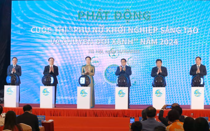 Lễ trao giải Chung kết cuộc thi “Phụ nữ khởi nghiệp, phát huy tài nguyên bản địa” năm 2023 ảnh 9