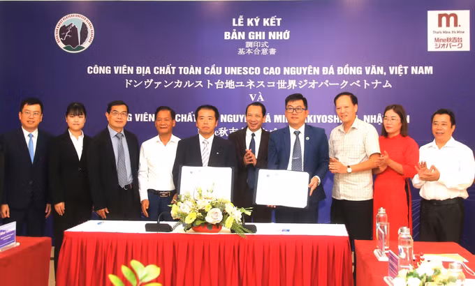 Hợp tác giữa Công viên Địa chất toàn cầu Cao nguyên đá Đồng Văn và Công viên Địa chất Cao nguyên đá Miné - Akiyoshidai (Nhật Bản) ảnh 2