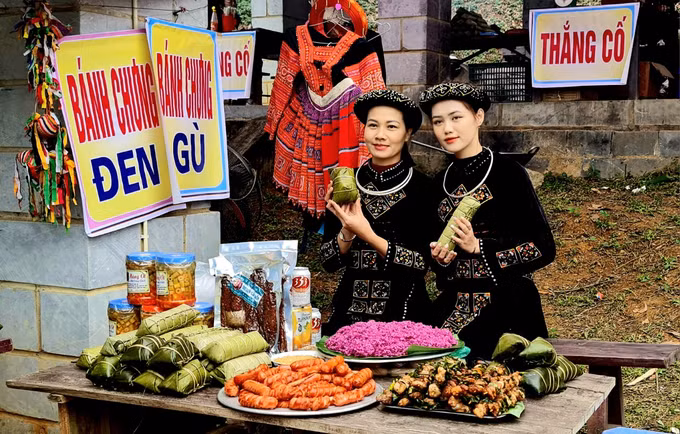 Nhộn nhịp "Chợ phiên vùng cao" đón Tết tại Làng Văn hóa - Du lịch các Dân tộc Việt Nam ảnh 9
