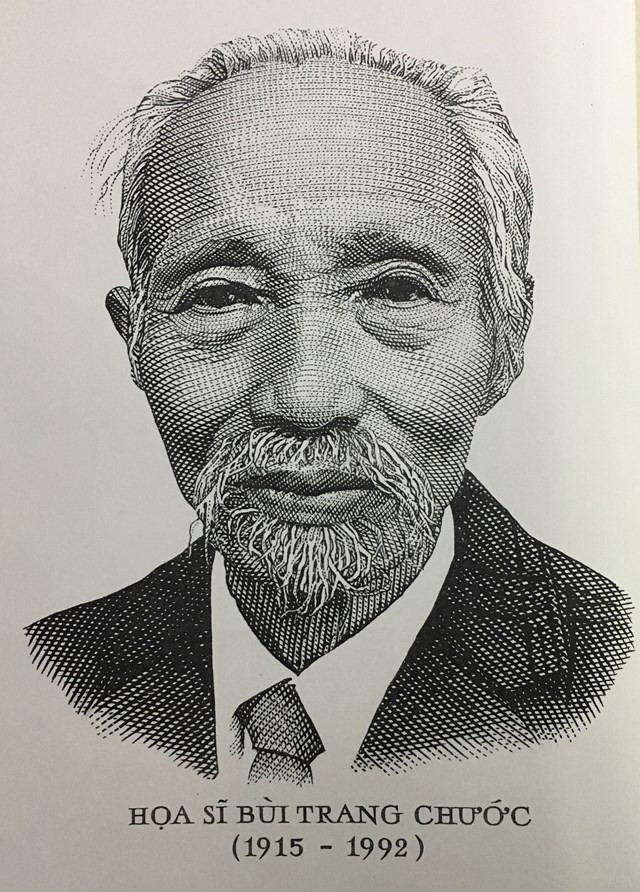 Chân dung họa sĩ Bùi Trang Chước qua nét vẽ của con trai – họa sĩ Bùi Trang Toàn. Ảnh: daidoanket.vn Nhân kỷ niệm 75 năm Quốc khánh 2/9: Hành trình sáng tạo Quốc huy Việt Nam ảnh 3