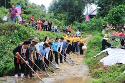 Khởi công cầu dân sinh vượt lũ cho người dân Yên Bái