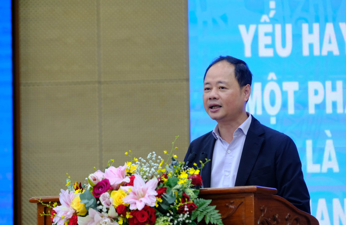 Chủ tịch UBND tỉnh Lâm Đồng Trần Hồng Thái phát biểu tại hội nghị đối thoại với thanh niên. Ảnh: Nguyễn Dũng – TTXVN potal-chu-tich-ubnd-tinh-lam-dong-doi-thoai-voi-thanh-nien-7945493.jpg