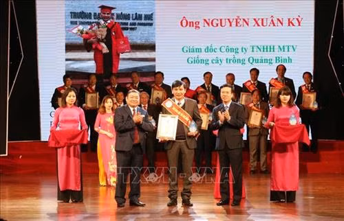 Lễ tôn vinh “Nhà khoa học của Nhà nông” lần thứ Nhất - năm 2018”. Ảnh: Nguyễn Anh Tuấn
