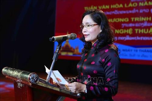 Đoàn nghệ thuật quốc gia Lào biểu diễn khai mạc tuần Văn hoá Lào 2018 tại Việt Nam ảnh 2 Đoàn nghệ thuật quốc gia Lào biểu diễn khai mạc tuần Văn hoá Lào 2018 tại Việt Nam ảnh 2