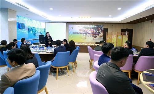 Quang cảnh hội nghị xúc tiến tiêu thụ gà Tiên Yên năm 2019. Ảnh: Văn Đức - TTXVN Quang cảnh hội nghị xúc tiến tiêu thụ gà Tiên Yên năm 2019. Ảnh: Văn Đức - TTXVN